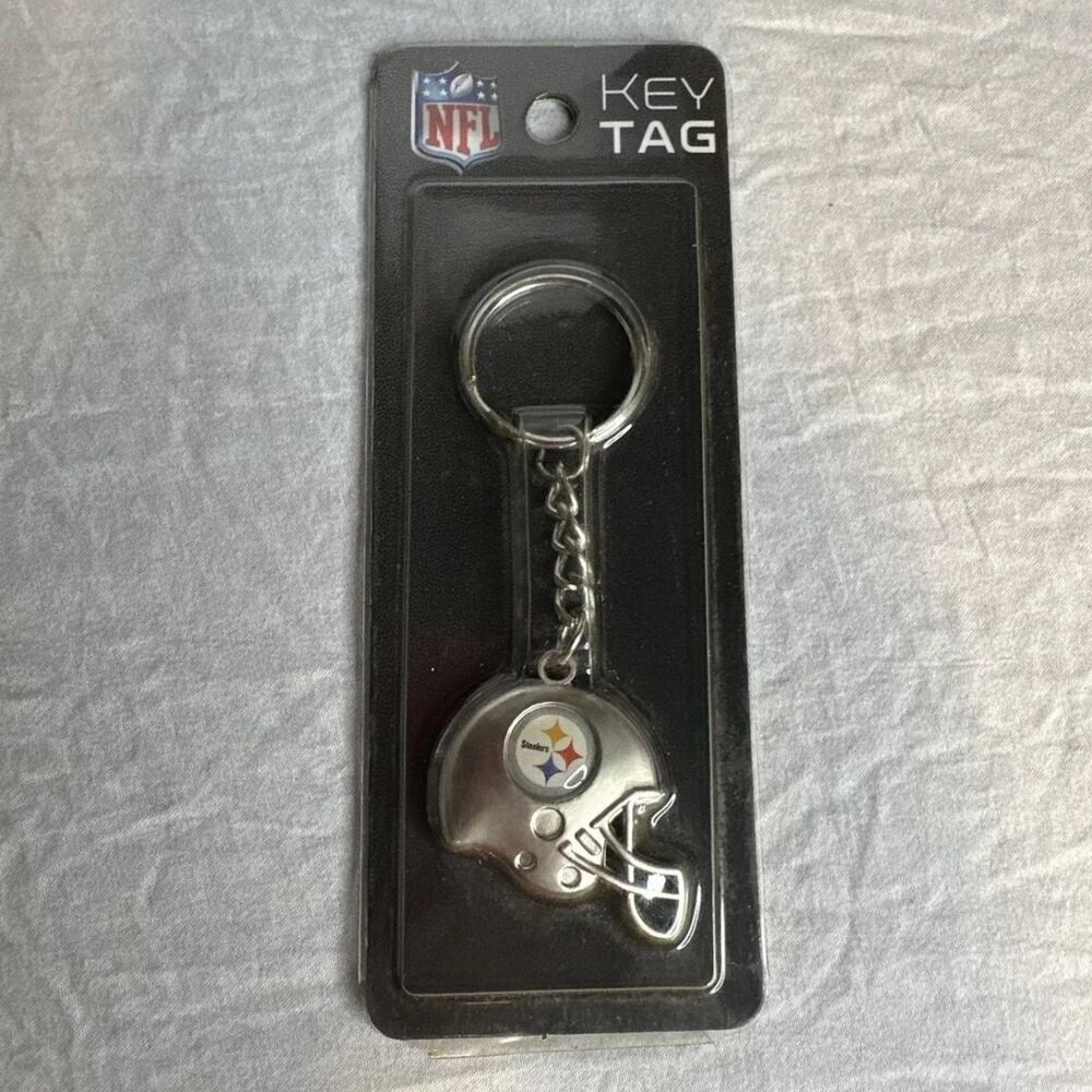 NFL PITTSBURGH STEELERS  HELMET KEY TAG CHAIN
